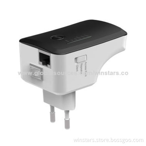 300Mbps Wi-Fi Repeater, Concurrent Dual-band, Convenient Power Switch